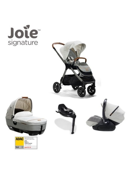 Joie - Trio Finiti + Navicella Calmi R129 + Seggiolino Auto i-Level Recline e i-Base Encore OMAGGIO - Spedizione Gratuita