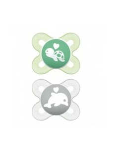 MAM Start 0-2m Silicone Confezione Doppia Neutro