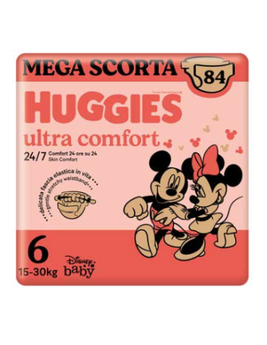 Huggies Ultra Comfort 6 Taglia - 15_30Kg - Confezione da 84