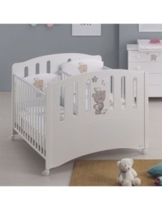 Azzurra Design - Lettino Gemellare Gemini Love Me Bianco - Spedizione Gratuita