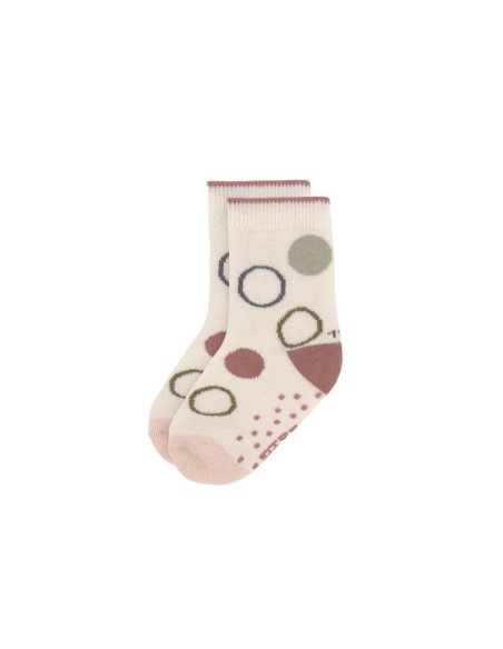 Lassig - Calzini Antiscivolo 2 pezzi OFFWHITE/POWDER PINK numero 27-30