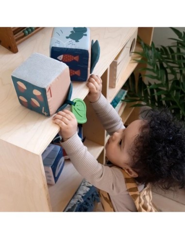 Sebra - Soft Baby Blocks 4 Pezzi - Woodland