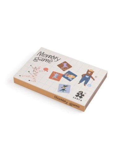 Sebra - Memory game in box - Toes/Builders