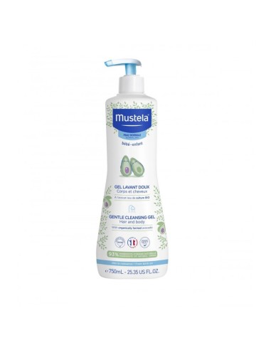 Mustela Detergente Delicato 750 ml Viso, Corpo e Capelli