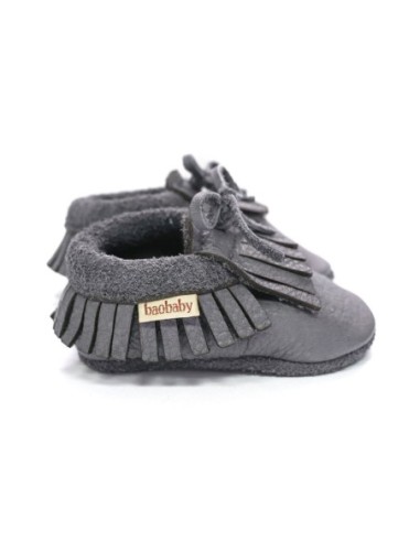 Baobaby - Mocassini Baby Grey XS