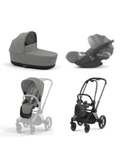 Cybex - Trio Priam Con Telaio MattBlack e seggiolino Cloud T i-Size 2