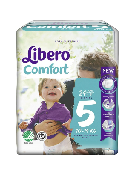 Libero - Pannolini Comfort Taglia 5 10-14KG 24 Pezzi