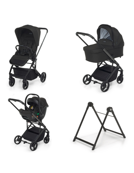 Foppapedretti - Trio TicToc Travel System i-Size Con Supporto Per Navicella Elevo  - Spedizione Gratuita