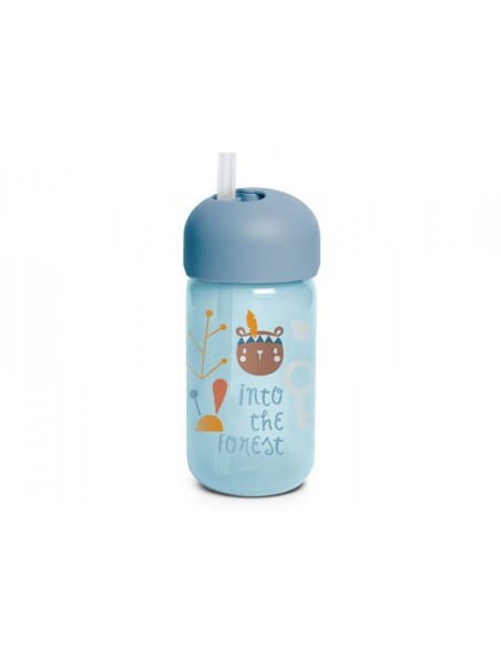 Suavinex - Tazza Con Cannuccia 340ml My Family Dai 18+ Mesi