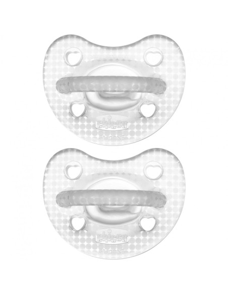 Chicco - Gommotto Silicone Crystal 16-36 Mesi 2 Pezzi