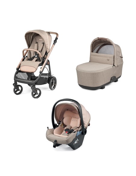 Peg Perego - Trio Veloce Con Culla Flex E Primo Viaggio Lounge - Spedizione Gratuita