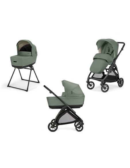 Inglesina - Kit System Quattro Electa Duo Murray Green 2025 + Telaio Total Black - Spedizione Gratuita