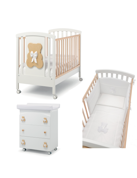 Erbesi - Set Lettino Dudù + Bagnetto + Piumone - Spedizione Gratuita