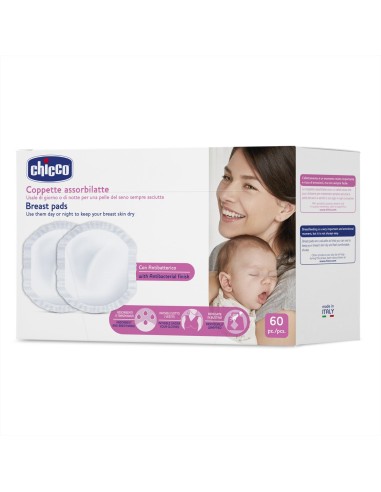 Chicco - Dischetti Assorbilatte Antibatterici 60 Pz