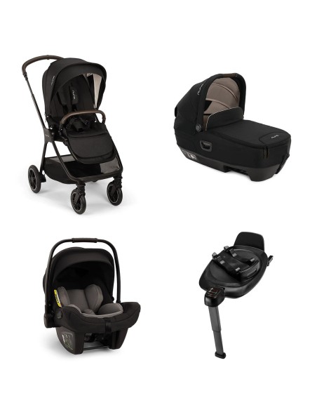 Nuna - Trio Triv Next Con Navicella Cari Next Ovetto Pipa Next E Base Next - Spedizione Gratuita