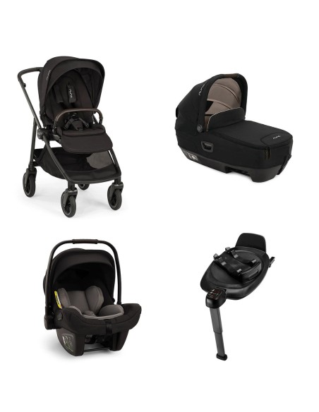 Nuna - Trio Swiv Con Navicella Cari Next Ovetto Pipa Next E Base Next - Spedizione Gratuita