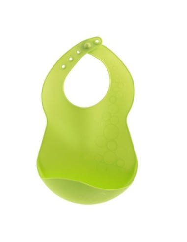 Chicco - Bavaglino Pappa Rigido Con Tasca 6m+ Verde