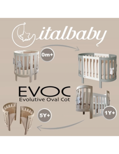Italbaby - Lettino Evolutivo Evoc