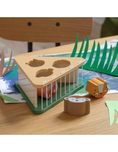 Sebra - Gioco Ad Incastri In Legno Wildlife