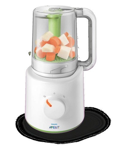 Philips Avent - Cuocipappa Easy Pappa 2 in 1 + Posate - Spedizione Gratuita