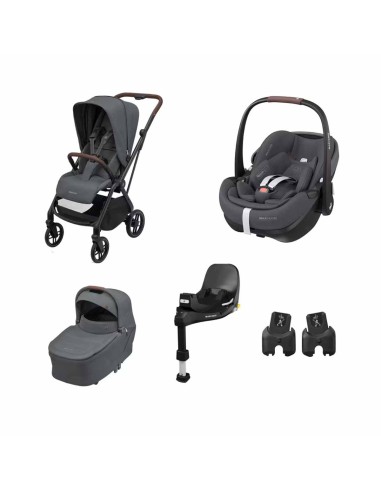 Venicci - Set 3 in 1 Claro Con Seggiolino Auto Tiago E Base 360 - Spedizione Gratuita
