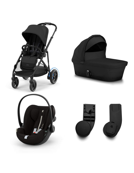 Cybex - Promo Trio e-Gazelle S Con Seggiolino Auto Cloud G i-Size + Navicella Gazelle S in Omaggio - Spedizione Gratuita