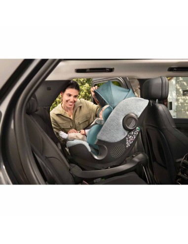 Chicco - Seggiolino Auto Bi-Seat Air Con Base Full 360 i-Size (40-150 CM) - Spedizione Grauita