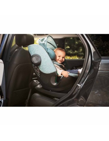 Chicco - Seggiolino Auto Bi-Seat Air Con Base Full 360 i-Size (40-150 CM) - Spedizione Grauita