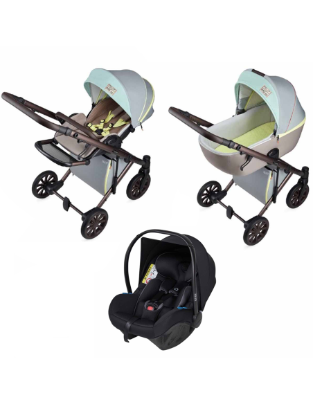 Anex - Trio e/Type Con Seggiolino Auto Cosmo - Spedizione Gratuita