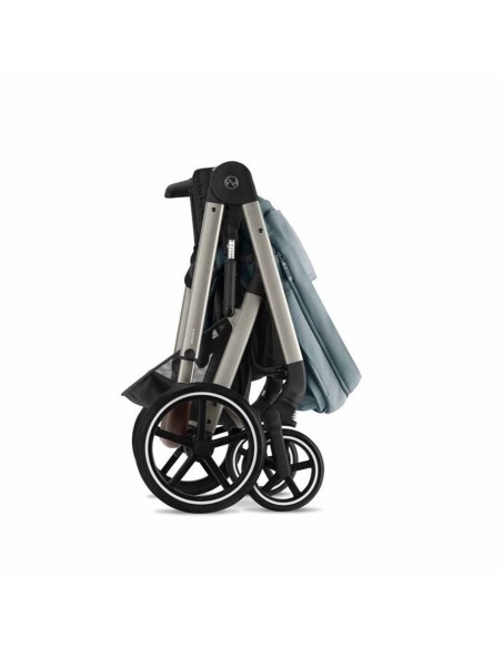 Cybex - Trio Balios S Lux Sky Blue + Cot S Lux + Cloud G i-Size + Adattatori - Spedizione Gratuita