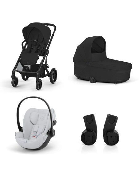 Cybex - Promo Duo Balios S Lux + Adattatori Con Cloud G Fog Grey In OMAGGIO - Spedizione Gratuita