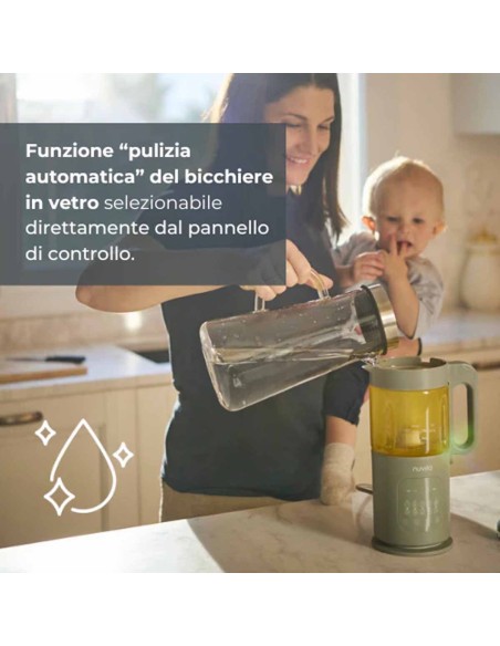 Nuvita - Cuocipappa multifunzione 7 in 1 Magic Pappa con Ricettario Nuvita Chef