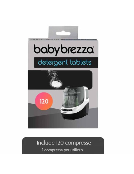 Baby Brezza - Pastiglie Detergenti Per Bottle Washer Pro 120 Pezzi