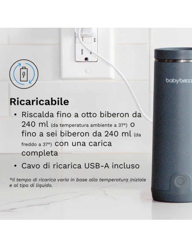 Baby Brezza - Scaldabiberon Portatile SuperFast