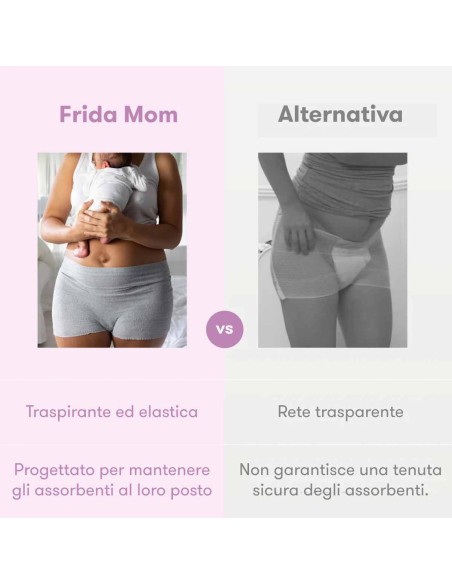 Frida Mom - Intimo monouso post parto pantaloncino (8 pezzi)