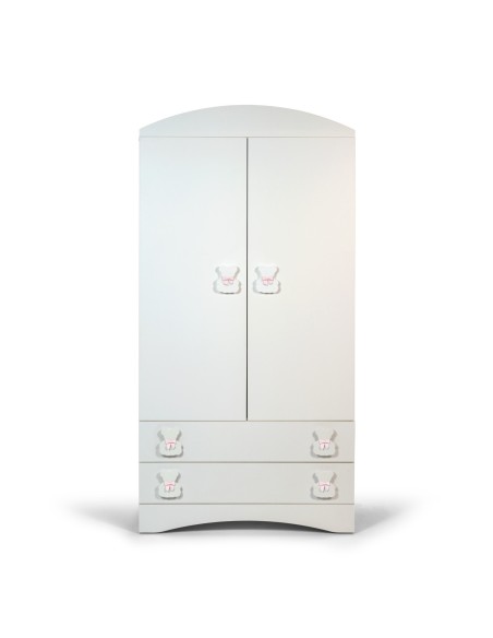 Bebex - Armadio A Due Ante Marilyn Led - Spedizione Gratuita