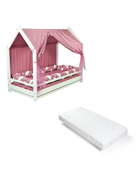 Bebex - Kit Lettino Future Lab Con Materasso e Kit Tessile - Spedizione Gratuita