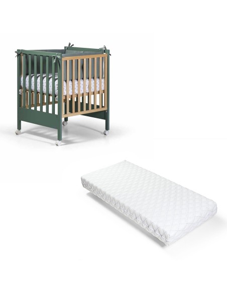 Bebex - Kit Lettino Kresco Con Materasso Mini e Large e Piumone - Spedizione Gratuita