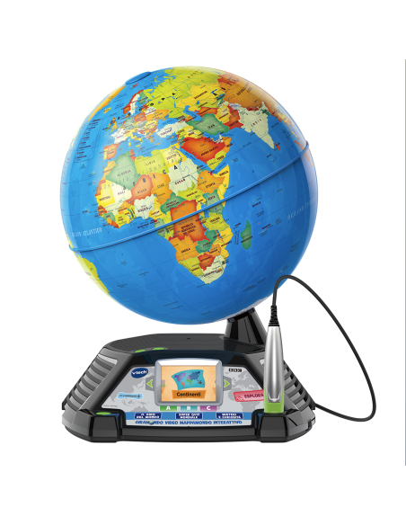 VTech - Giramondo Video Mappamondo Interattivo con Schermo