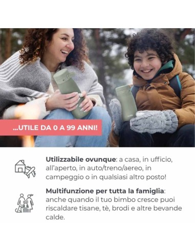 Nuvita - Hot'N'Go Bollitore E Scalda Latte Portatile