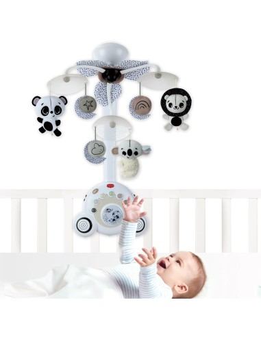 Tiny Love - Giostrina Soothe N Groove con Decorazioni Black e White