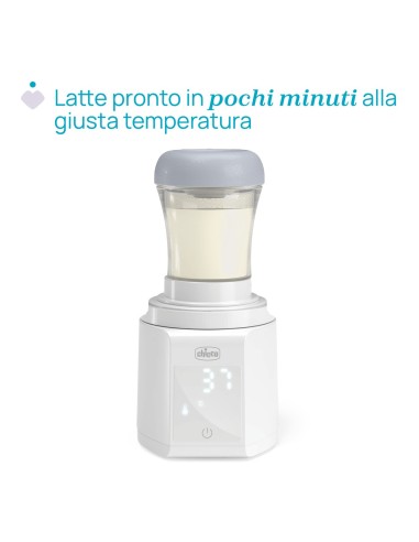 Chicco - Scaldabiberon Portatile 2in1 con Batteria Ricaricabile