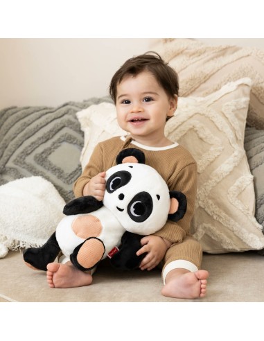 Tiny Love - Peluche di Panda Snuggly Buddy Black e White