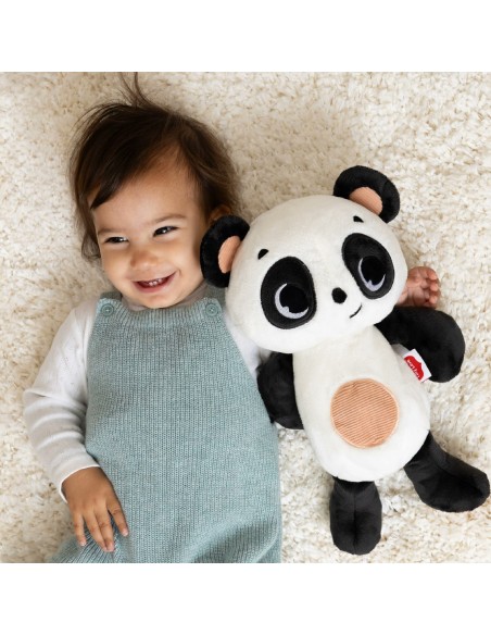 Tiny Love - Peluche di Panda Snuggly Buddy Black e White