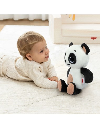 Tiny Love - Peluche di Panda Snuggly Buddy Black e White