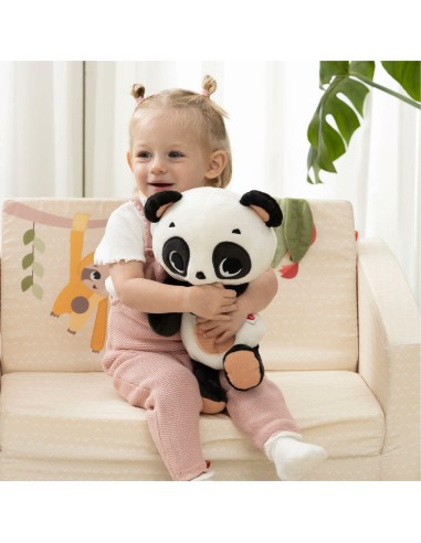 Tiny Love - Peluche di Panda Snuggly Buddy Black e White