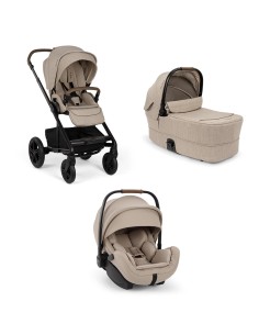 Nuna - Trio Collezione Cosmopolitan Con Passeggino e Navicella Mixx Next e Ovetto Arra Flex