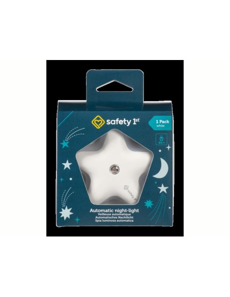 Safety First - Luce Notturna Automatica a forma di Stella
