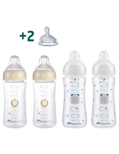 Bebeconfort - Biberon Kit  Grow Whit Me Phisio Air