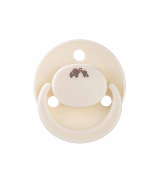 Bebeconfort -  Ciuccio con tettarella simmetrica 6m+ - Sabbia/Terra